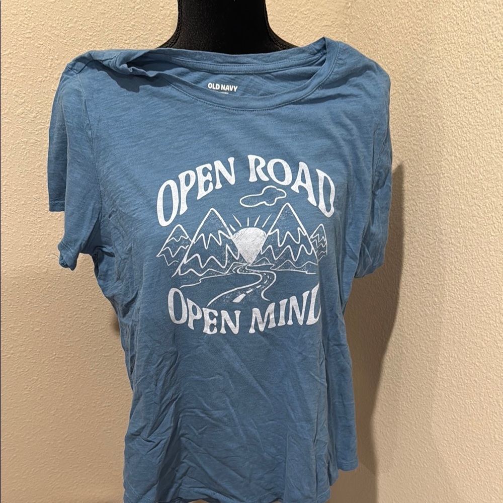 Old Navy Scenic Blue Tee